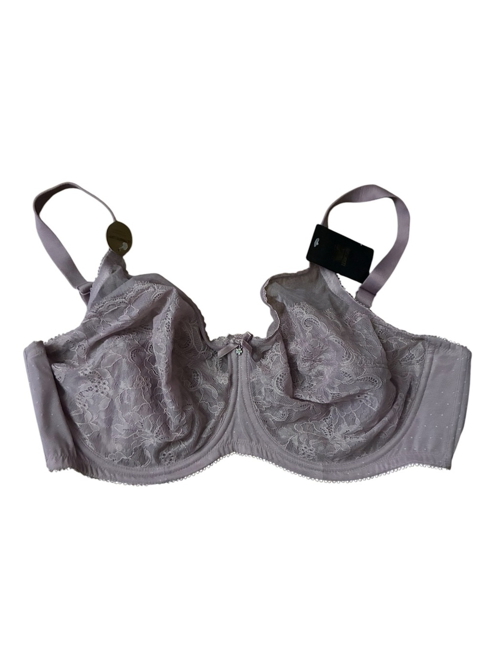 Wacoal Lace Underwire Bra in Mauve Gray